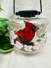 Solar glass lantern