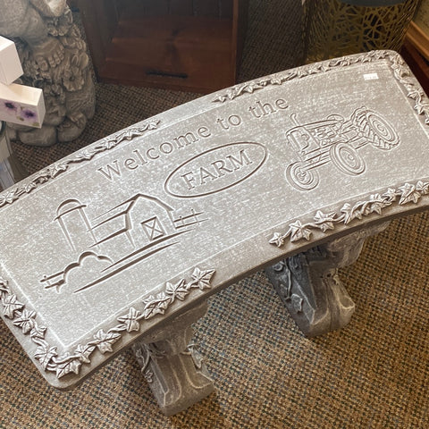 Cement Farm Bench